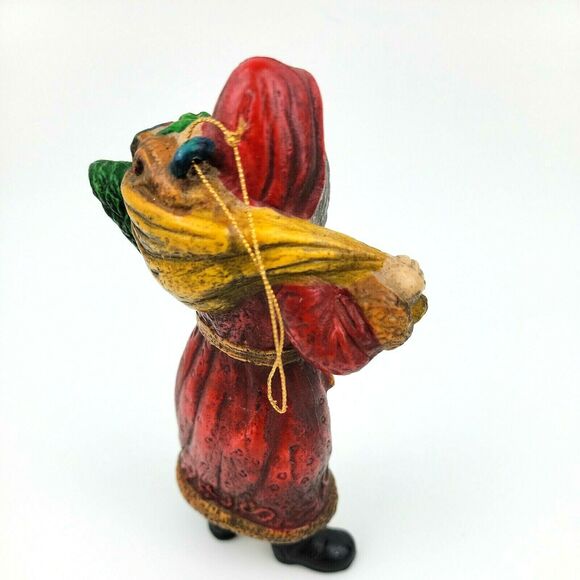 VINTAGE Kurt S. Adler SANTA World Ornament Made In HONG KONG 7 inch - Picture 6 of 10